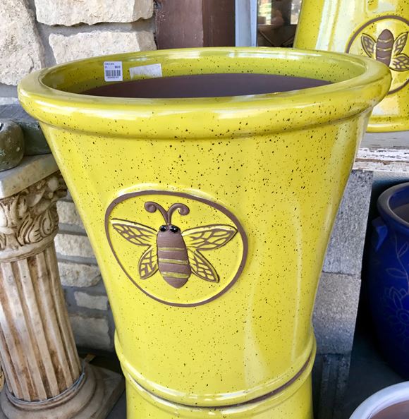 Bee Planter - Pottery & Decor - Kaw Valley Greenhouses