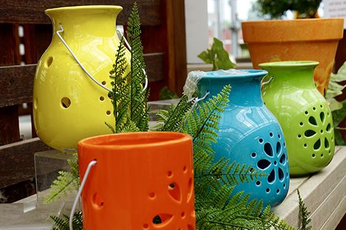 Ceramic Paint Can Planters - Pottery & Decor - Kaw Valley Greenhouses