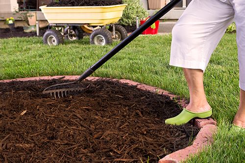 kaw-valley-prepare-yard-for-winter-woman-raking-mulch.jpg